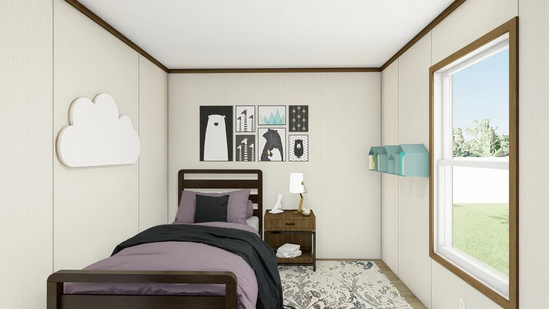 Occasion bedroom home features