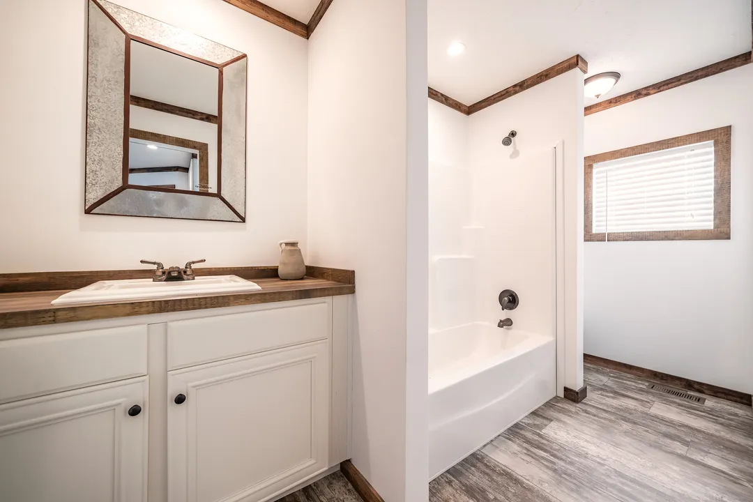 The avalyn bathroom home features