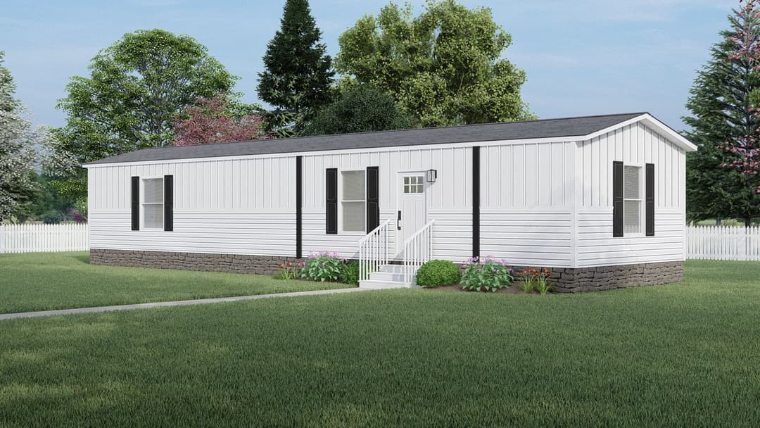 Lewis elevation and exterior home features