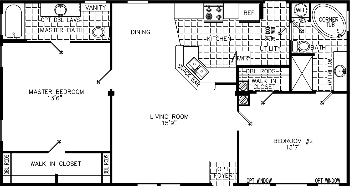 Don 2444 floor plan home features