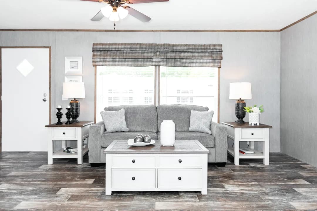 The morris interior home features