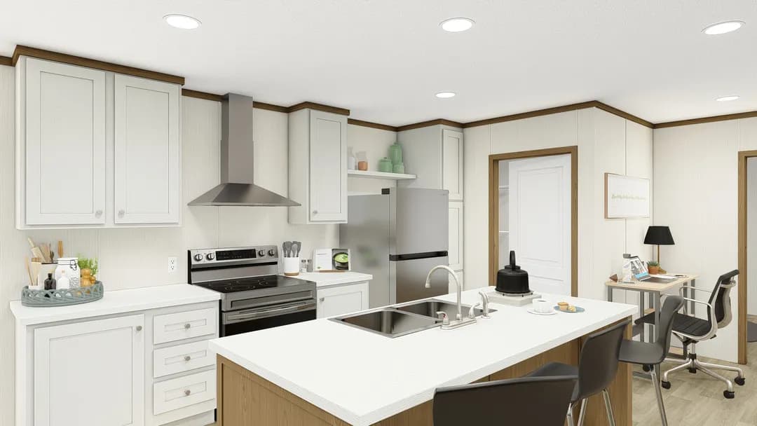 Glimpse kitchen home features