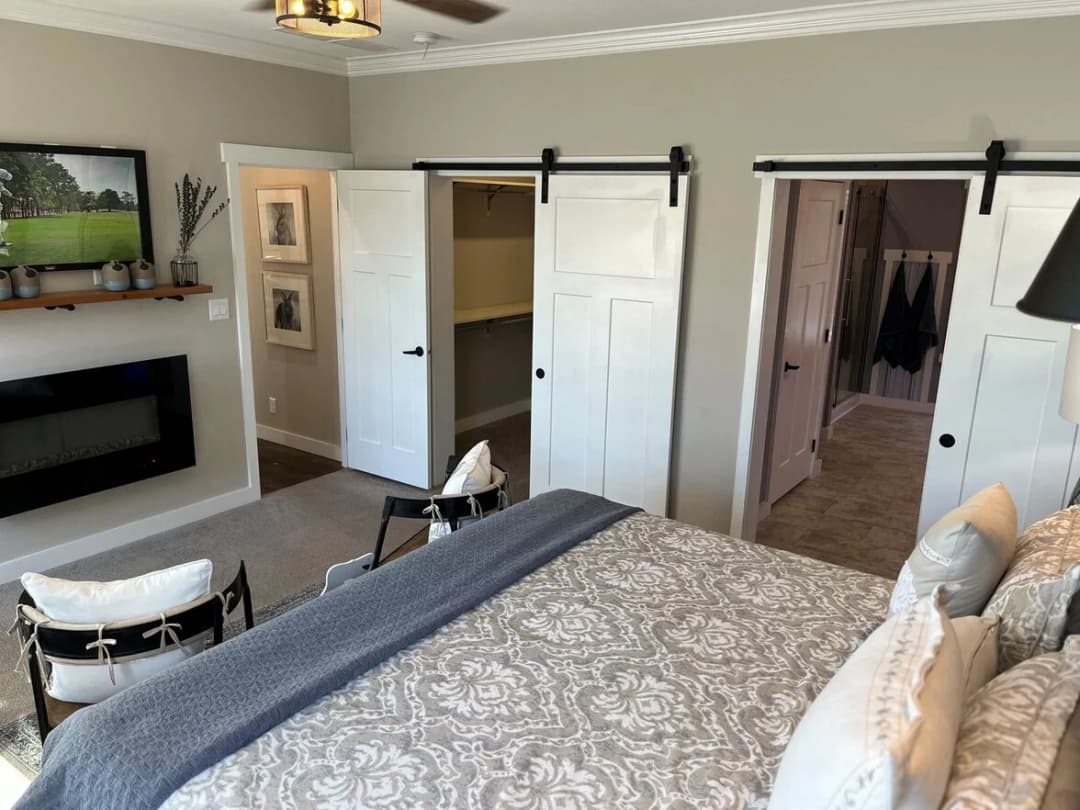 Easton farmhouse 30683a bedroom home features