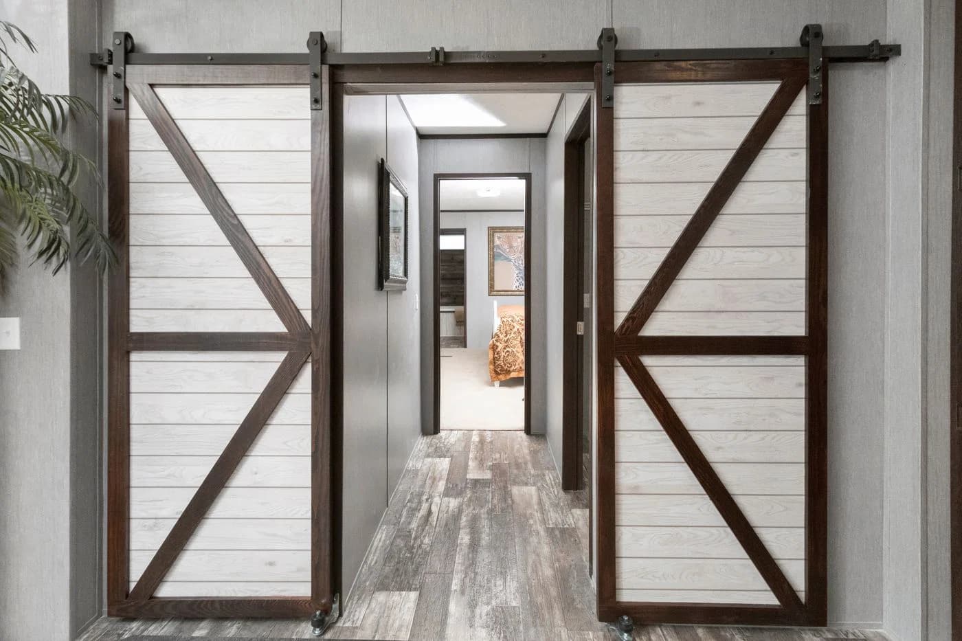 The seaside interior home features