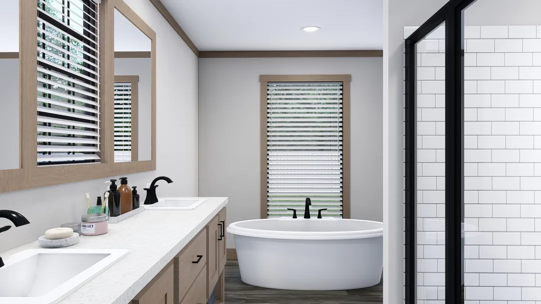 The tinsley bathroom home features