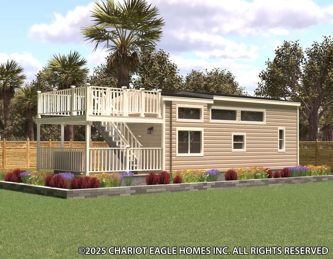 Vista 14411o hero, elevation, and exterior home features