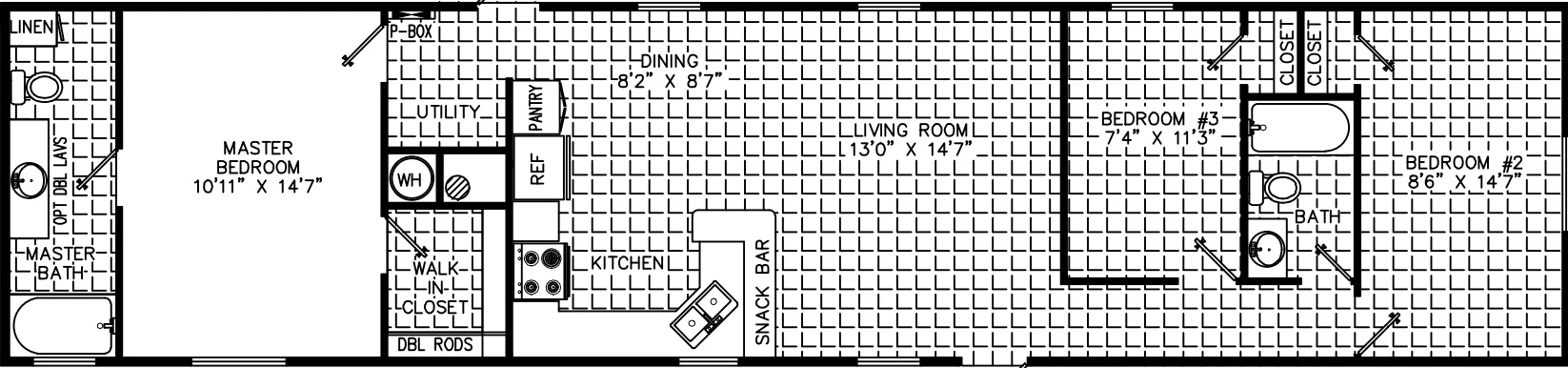 Phil floor plan home features
