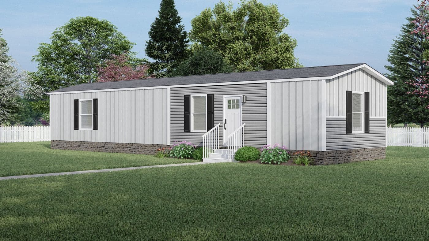 Lewis elevation and exterior home features