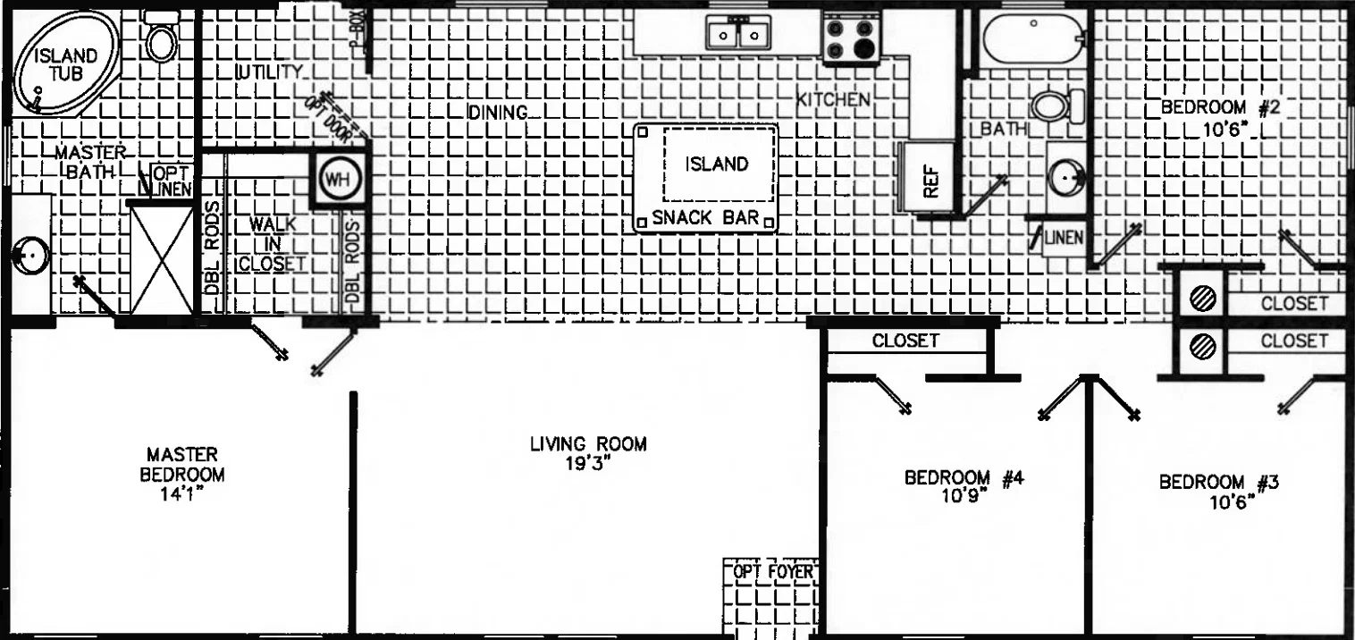 Big scott 2856 floor plan home features