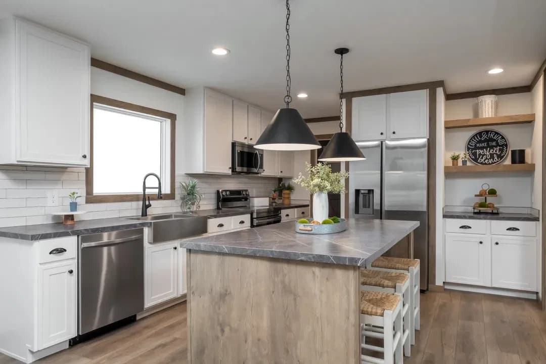 The lizzie kitchen home features