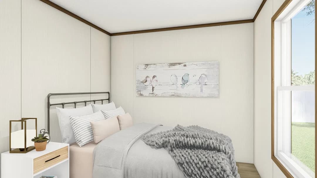 Glimpse bedroom home features