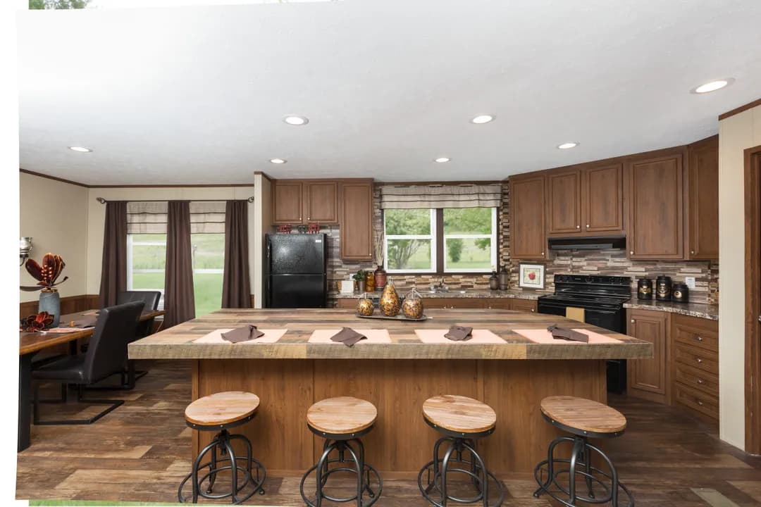 The bayside kitchen home features