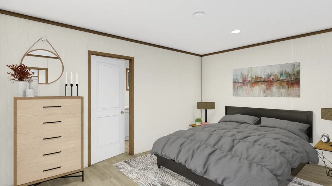 Spirit bedroom home features