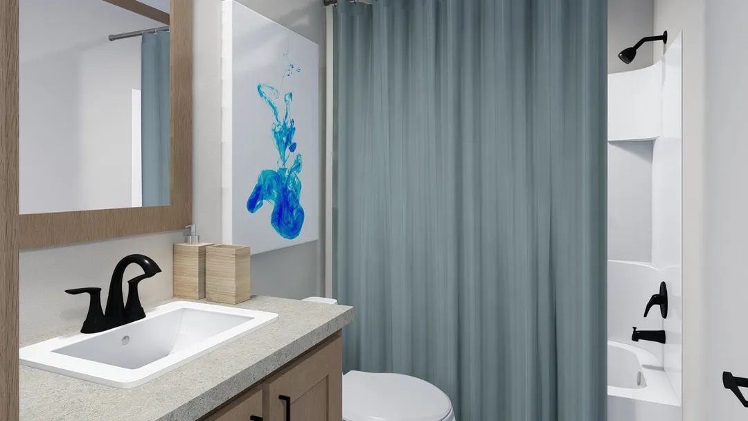 The loralei bathroom home features