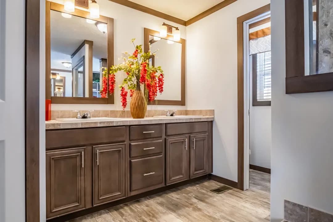 The turner bathroom home features