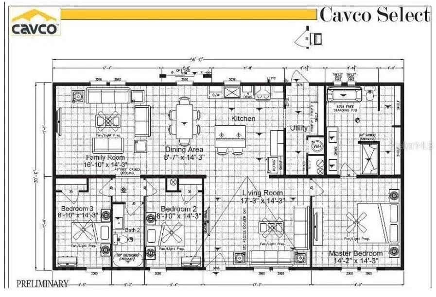 4510 crows bluff ave, lake wales, fl 33859 (for sale) $265,981 floor plan home features